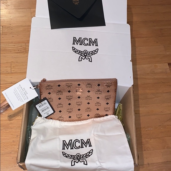 BRAND NEW MCM Zip pouch - Picture 1 of 4